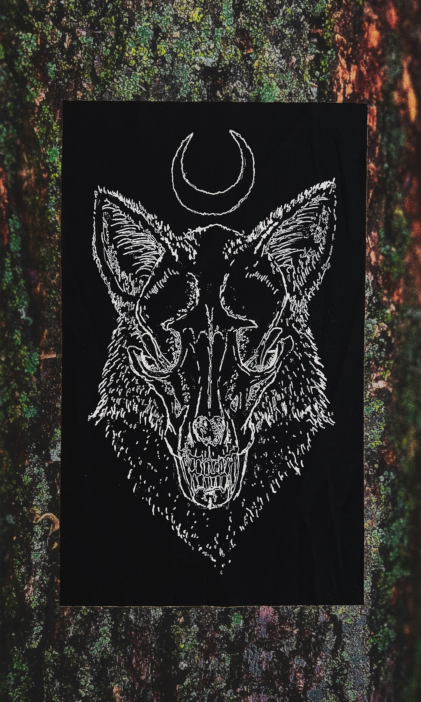 FOX MOON BACK PATCH