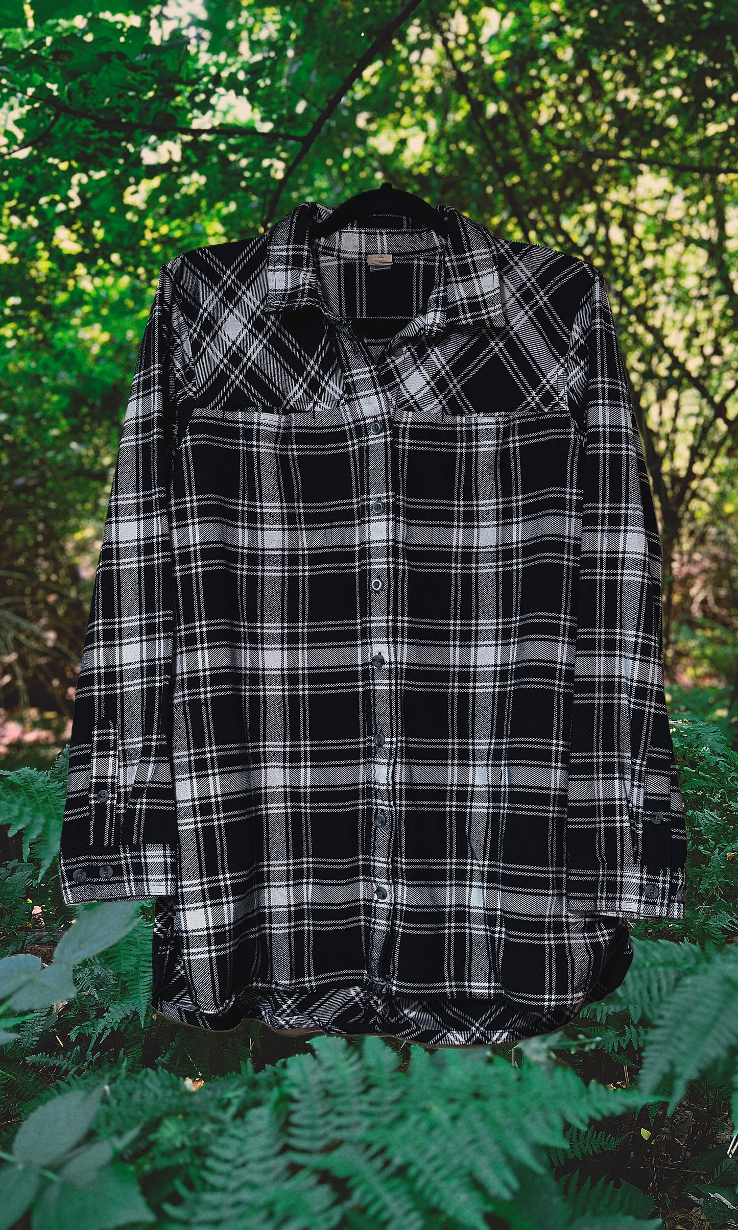 OOAK - XL- UNISEX/MENS DEATH HORSE FLANNEL