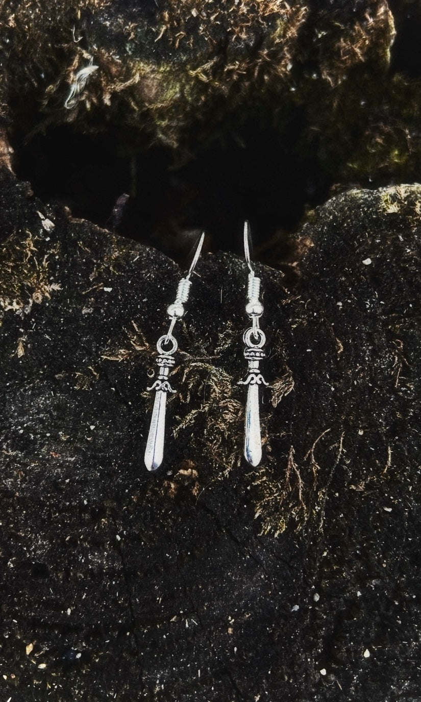 SMALL FANTASY SWORD EARRINGS