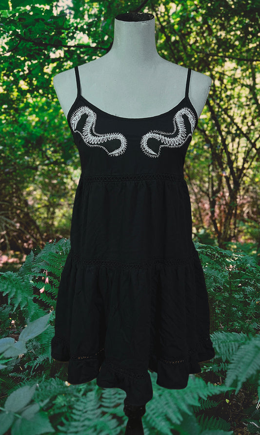OOAK - XS - SERPENT SKELETON DRESS