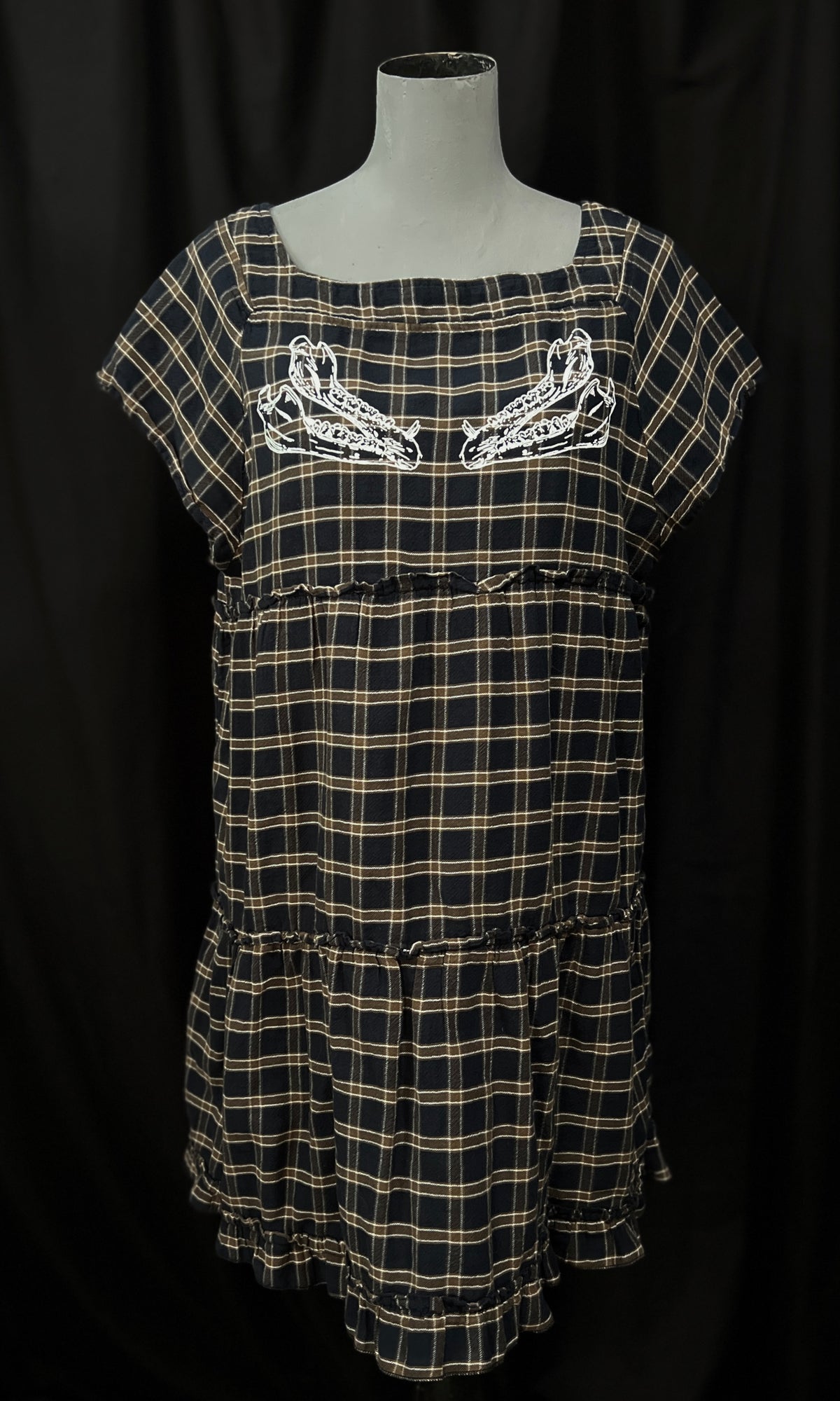 OOAK - XL - PLAID JAWBONES DRESS