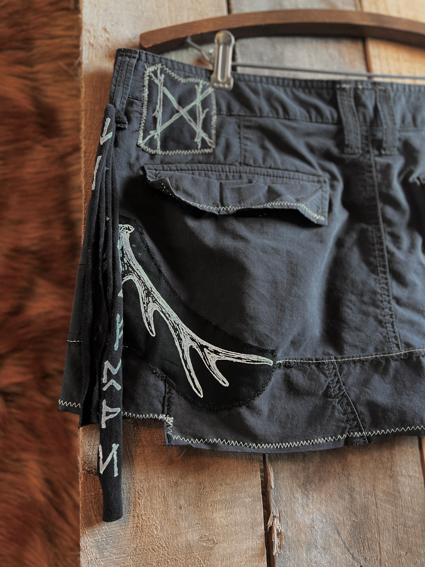 OOAK 37W ELK ANTLER SKIRT