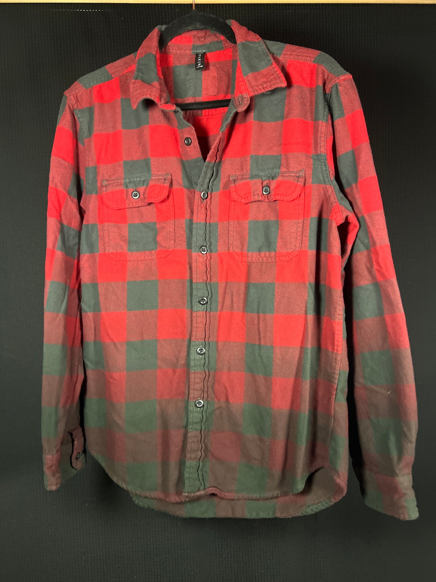 OOAK M UNISEX OMBRÉ MEDUSA FLANNEL