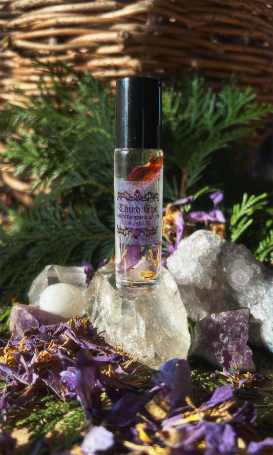THIRD EYE CRYSTAL INFUSED OIL ROLLER