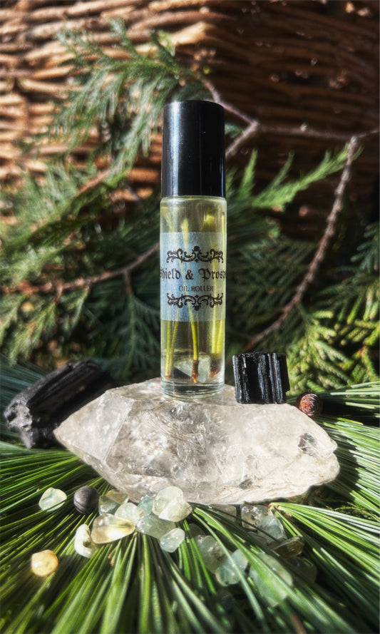 SHIELD + PROSPER CRYSTAL INFUSED OIL ROLLER