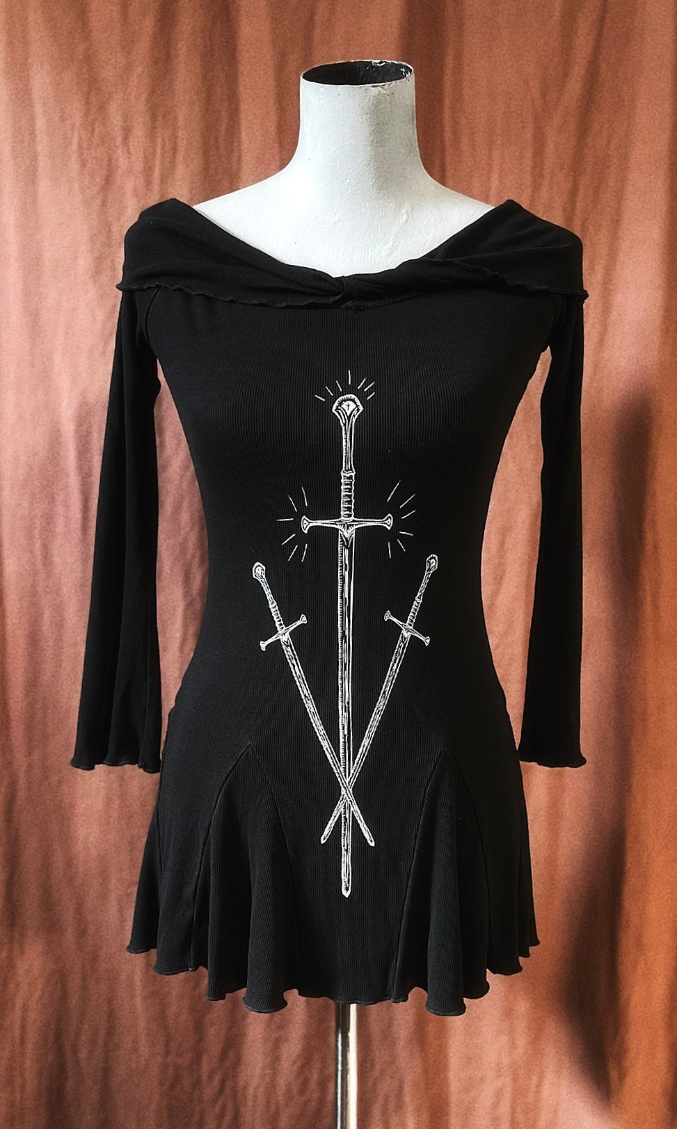 OOAK S/M THREE OF SWORDS MEDIEVAL TUNIC
