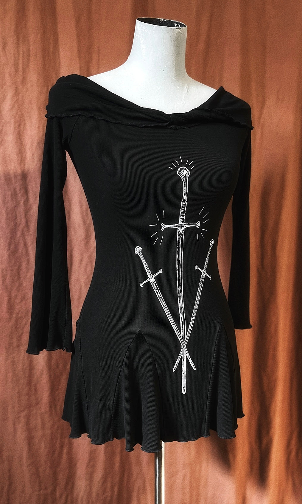 OOAK S/M THREE OF SWORDS MEDIEVAL TUNIC
