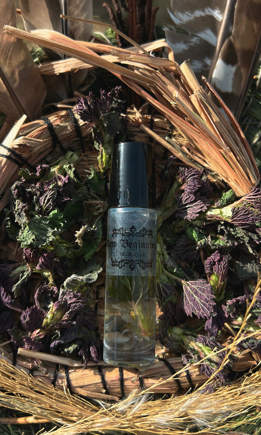 NEW BEGINNINGS CRYSTAL INFUSED OIL ROLLER