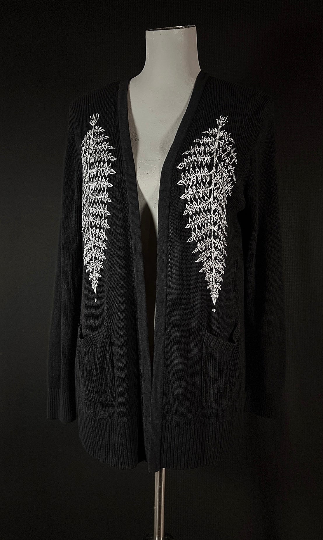 OOAK M FOREST DWELLER FERN CARDIGAN