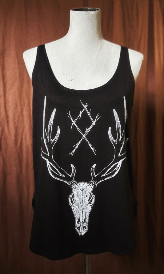 ELK SKULL SIDE SLIT TANK