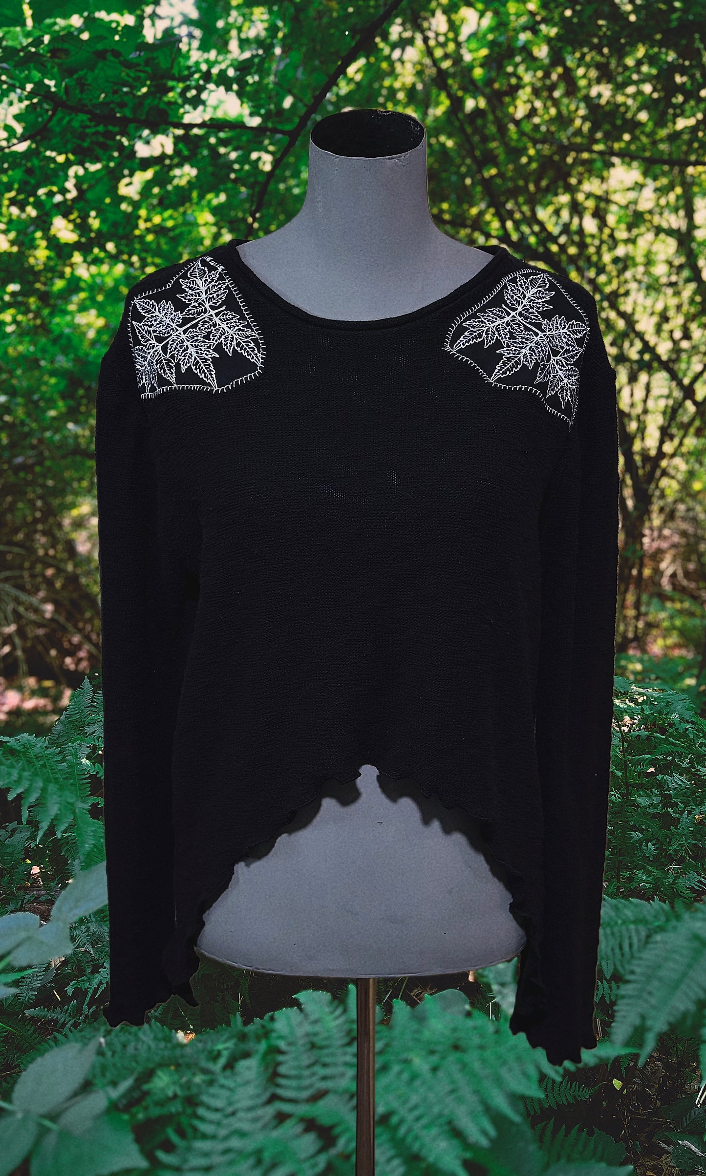 OOAK - L - POISON HEMLOCK SWEATER