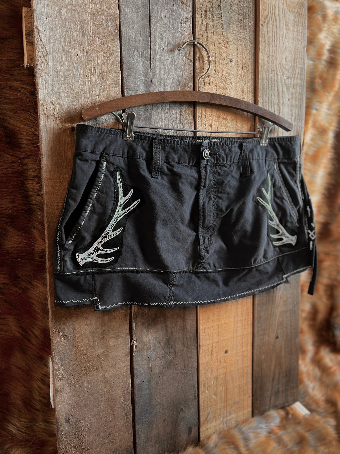 OOAK 37W ELK ANTLER SKIRT