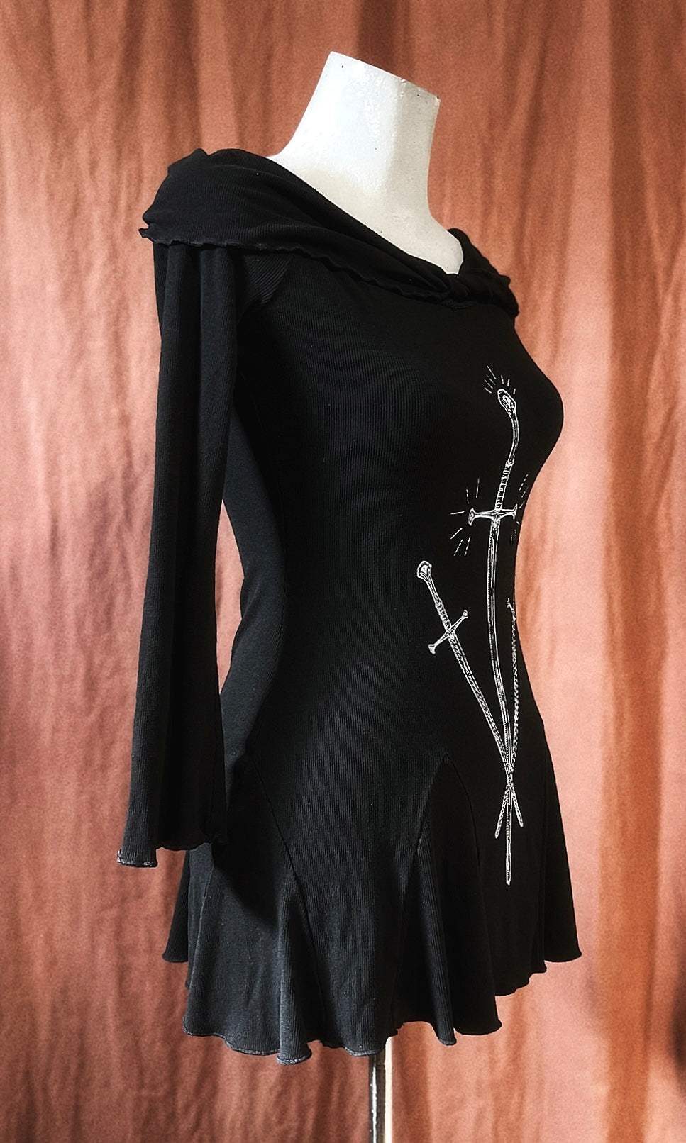 OOAK S/M THREE OF SWORDS MEDIEVAL TUNIC
