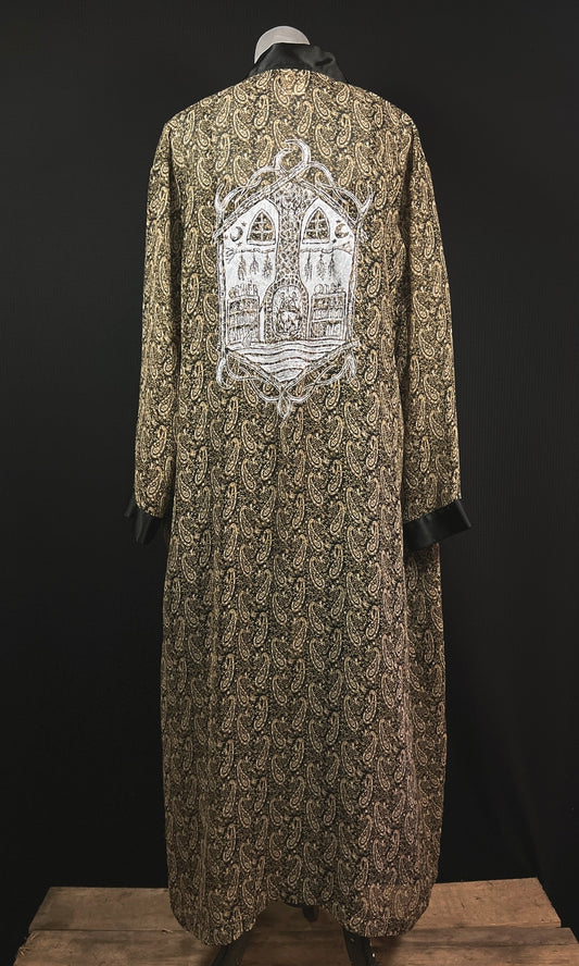 OOAK XL ONE SIZE HEARTHWITCH PAISLEY KIMONO DUSTER
