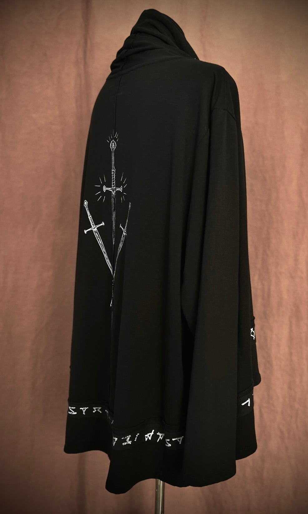OOAK XL RUNIC SWORD CARDIGAN
