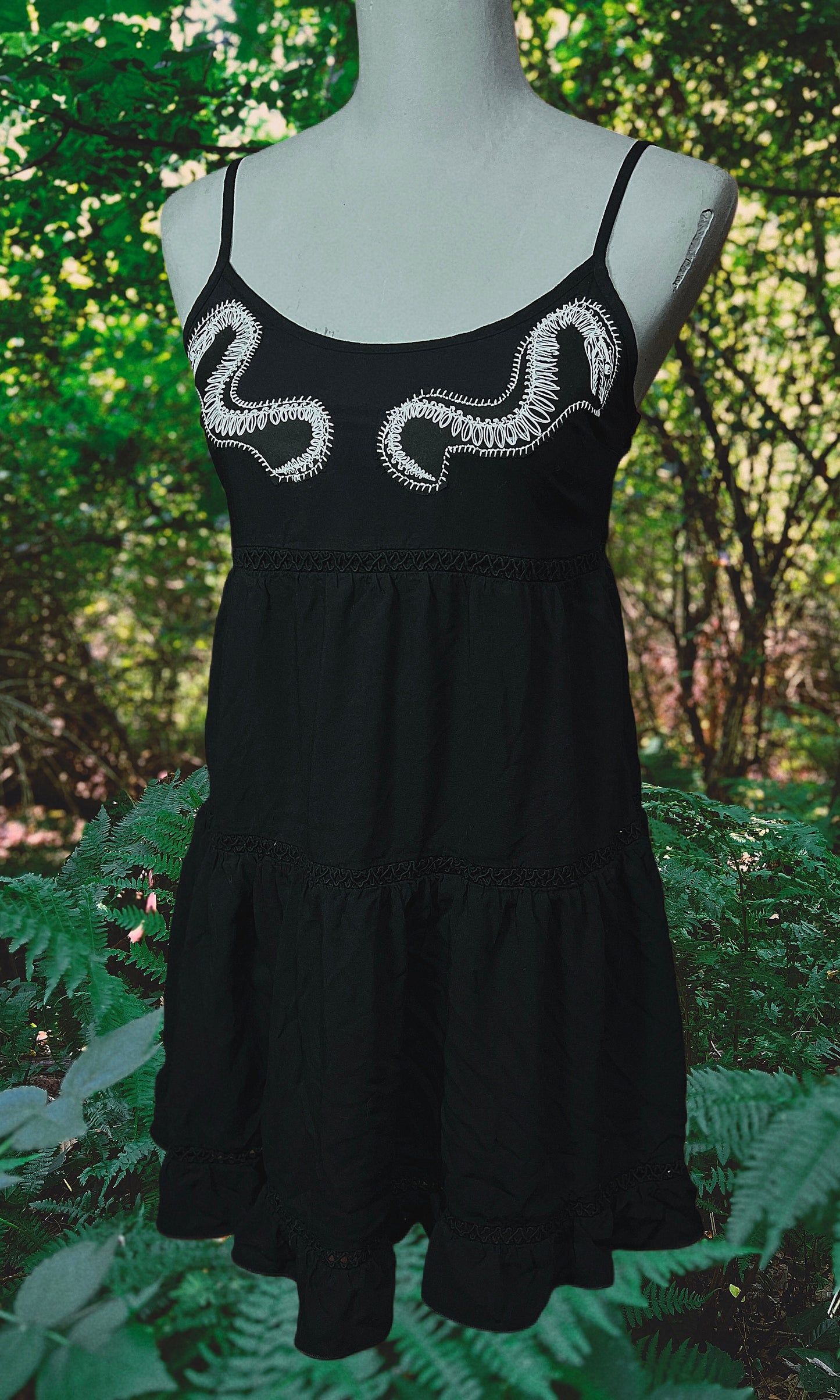 OOAK - XS - SERPENT SKELETON DRESS