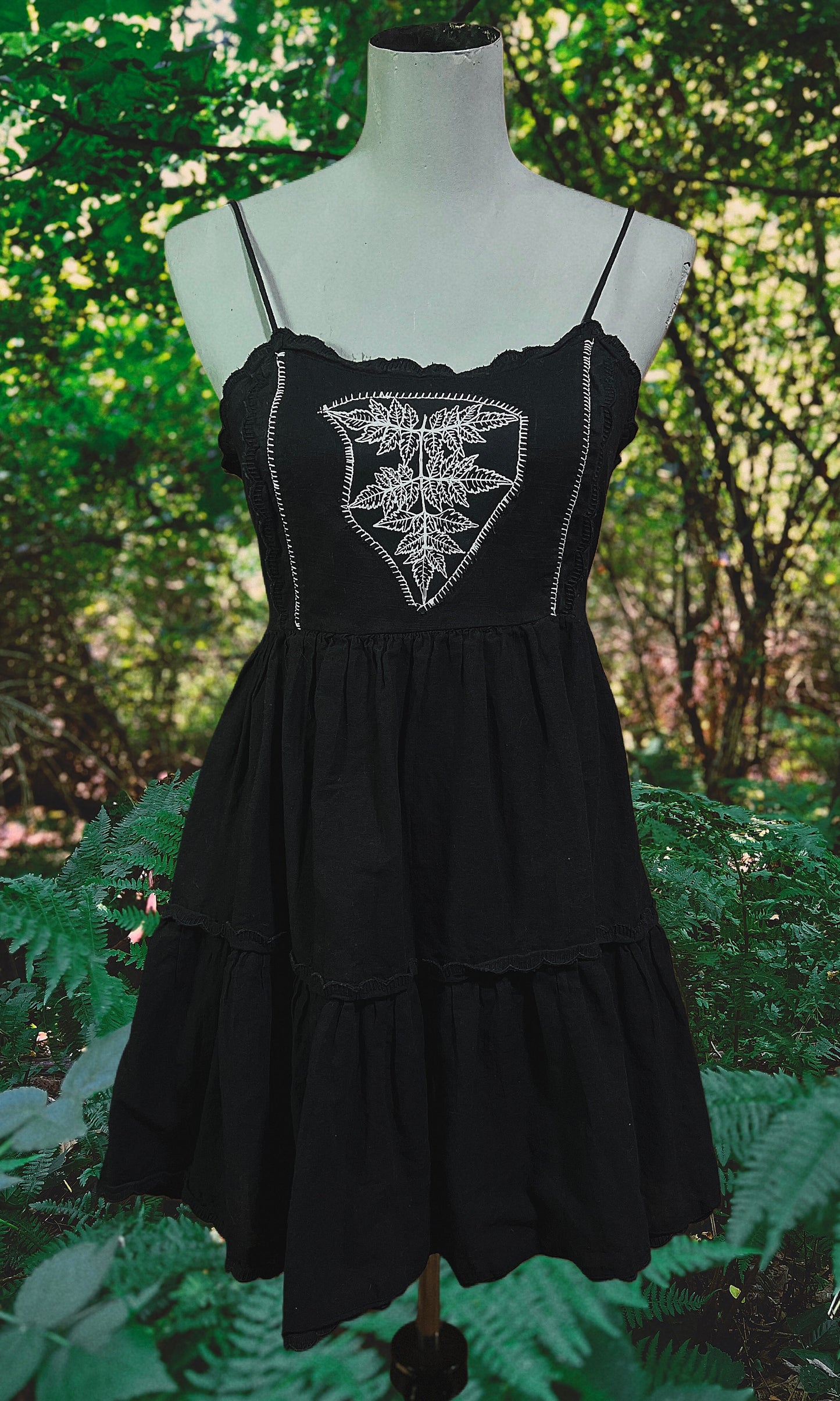 OOAK - S - POISON HEMLOCK DRESS