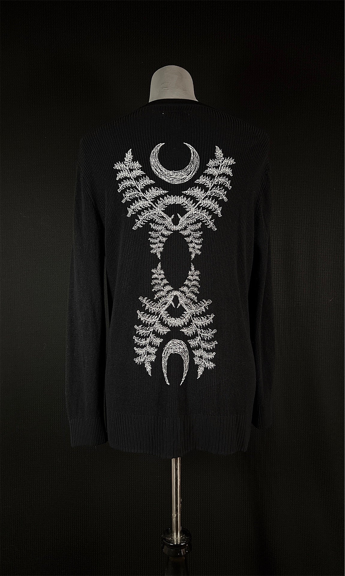 OOAK M FOREST DWELLER FERN CARDIGAN