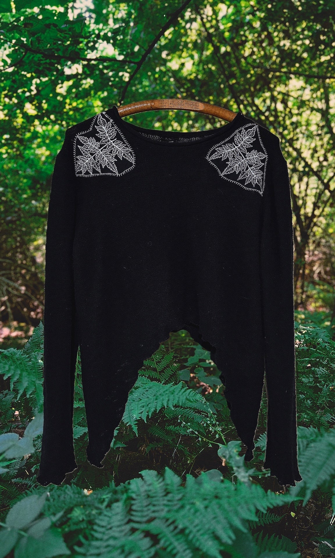 OOAK - L - POISON HEMLOCK SWEATER