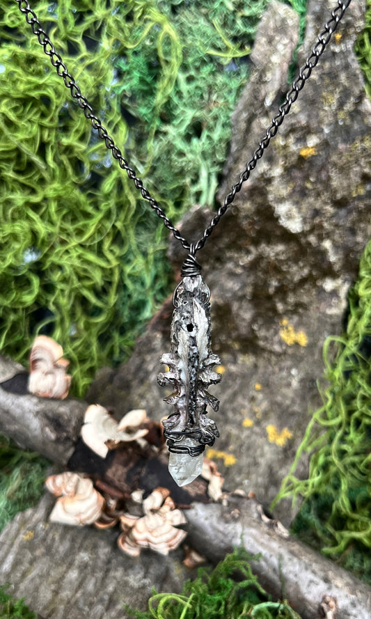 OOAK QUARTZ SPINAL NECKLACE