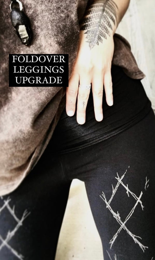 UPGRADE OPTION- FOLDOVER LEGGINGS WAIST ALTERATION