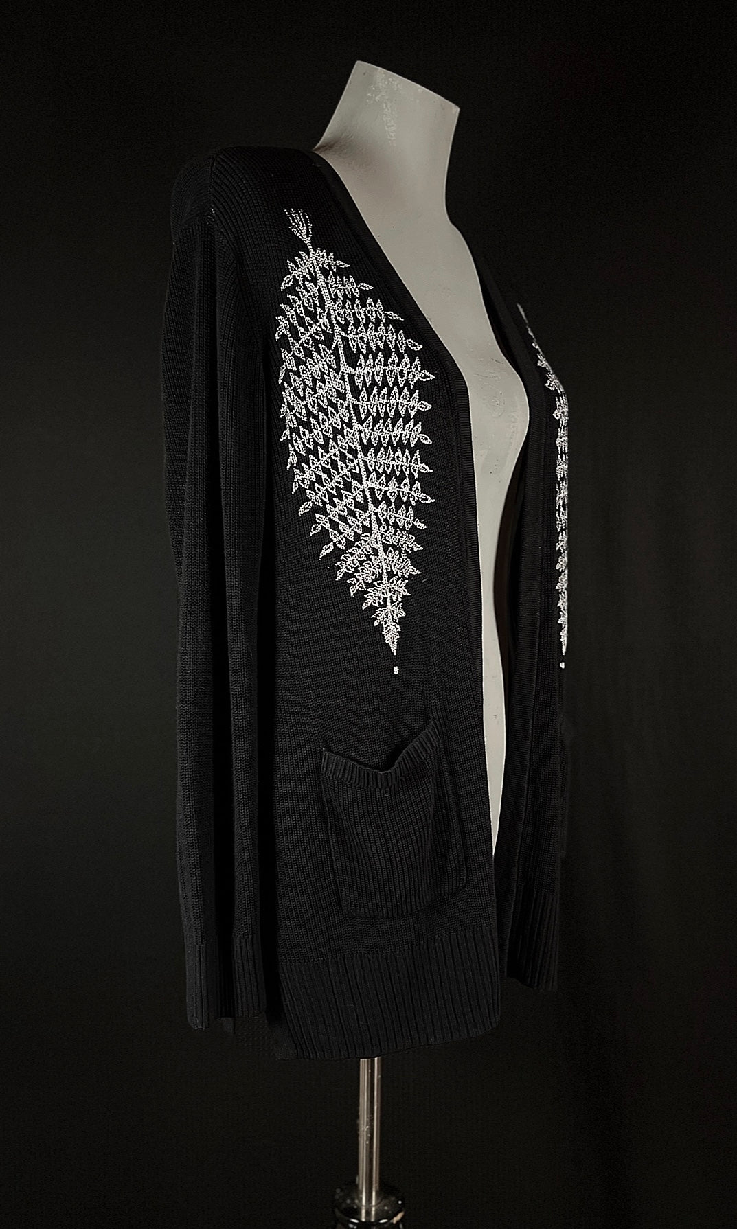 OOAK M FOREST DWELLER FERN CARDIGAN