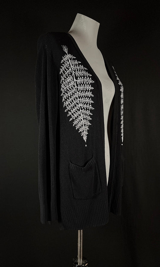 OOAK M FOREST DWELLER FERN CARDIGAN
