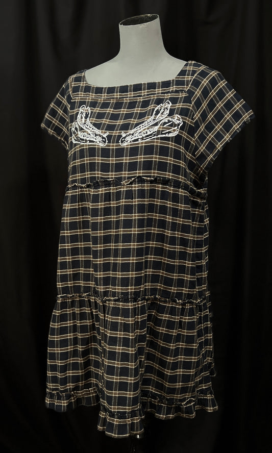 OOAK - XL - PLAID JAWBONES DRESS
