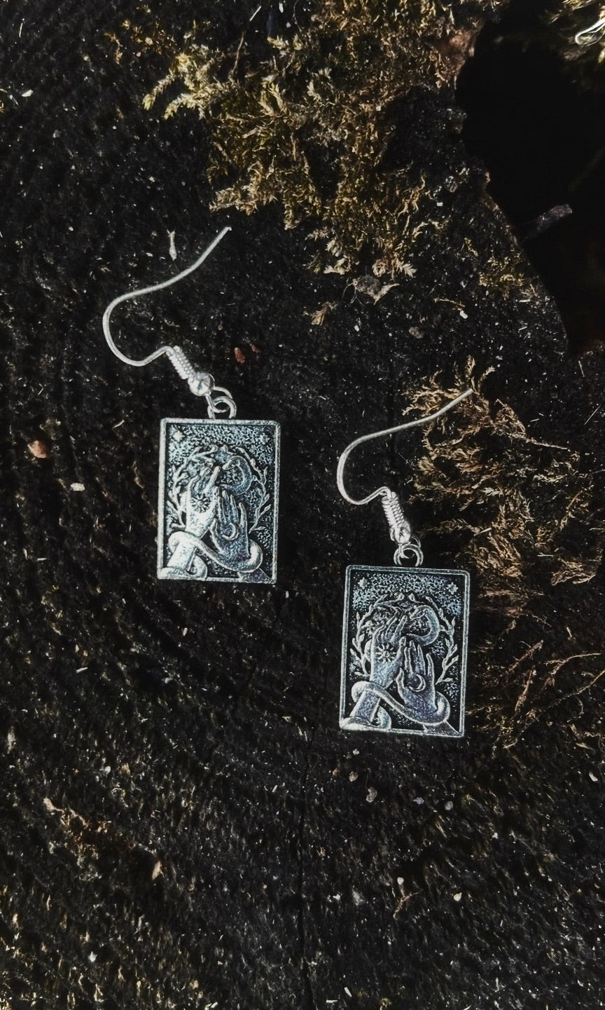 SERPENT TAROT EARRINGS