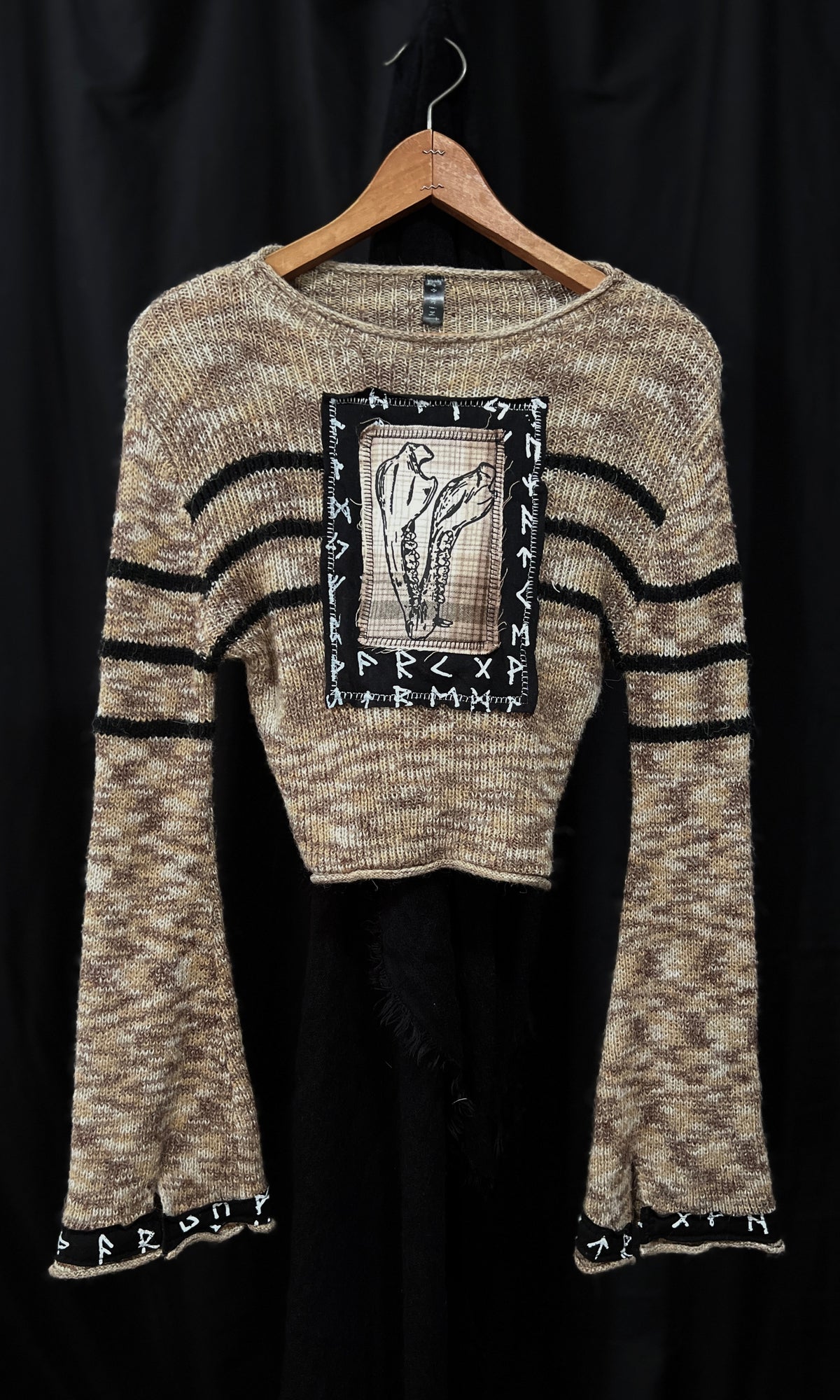 OOAK - M - RUNIC JAWBONE SWEATER