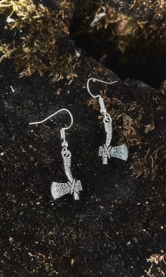 VIKING AXE SMALL EARRINGS