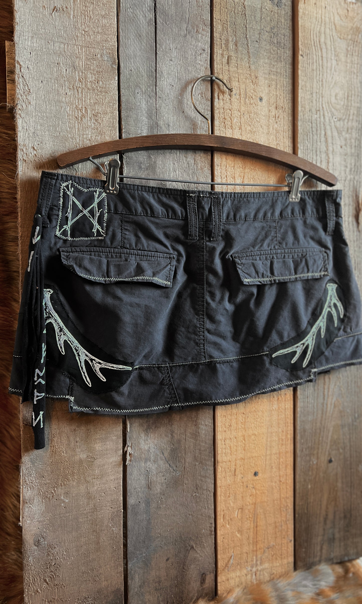 OOAK 37W ELK ANTLER SKIRT