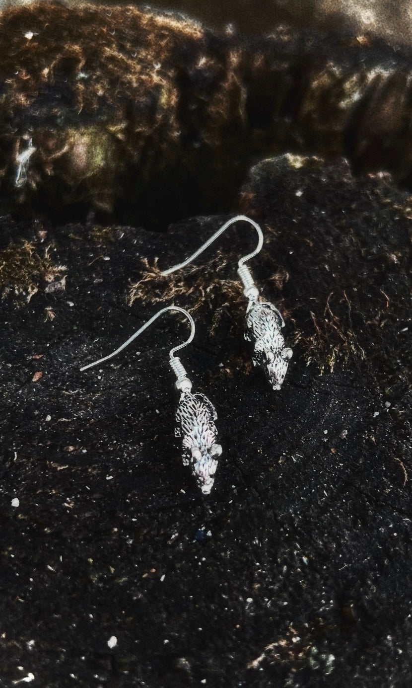 SMALL RAT EARRINGS