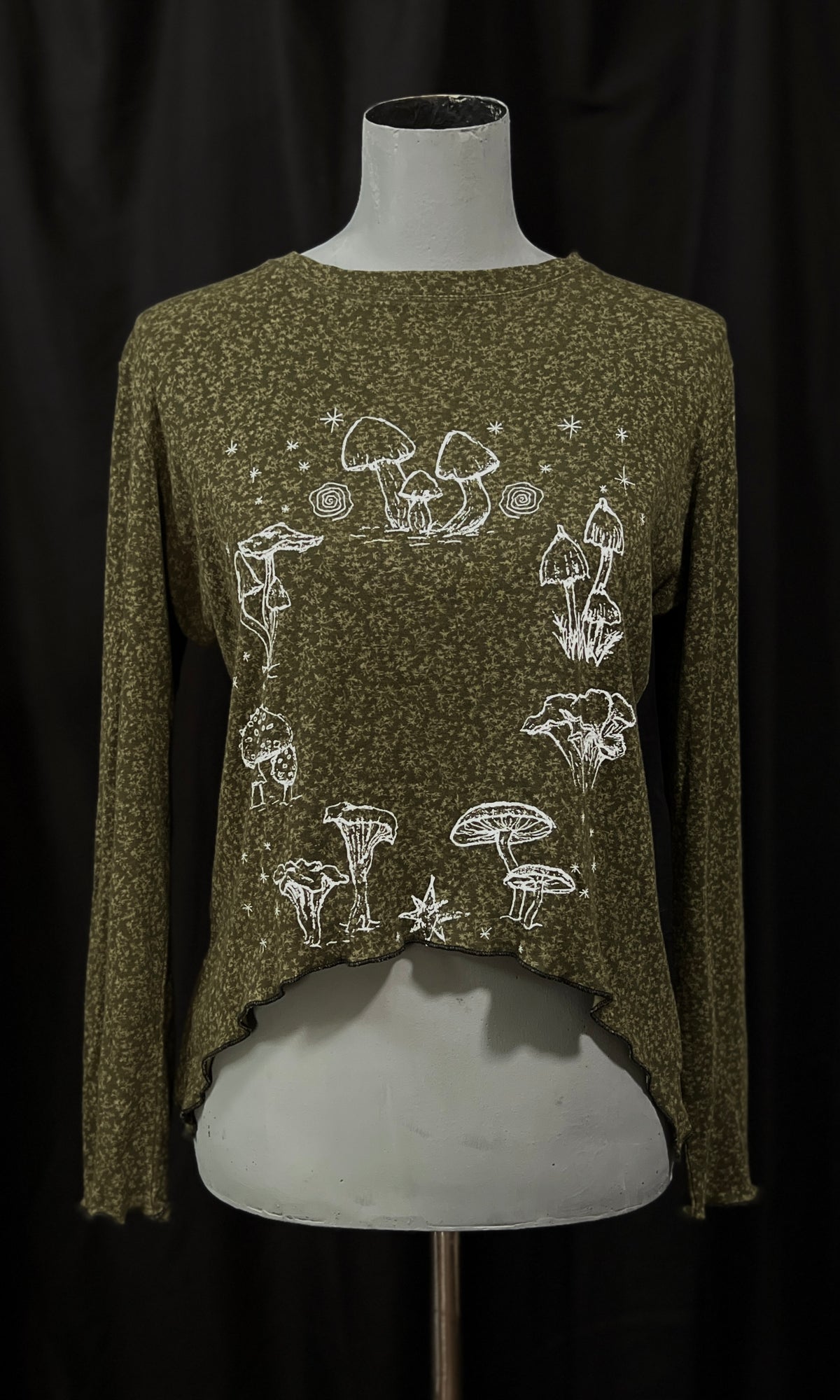 OOAK - L - OLIVE FAIRY RING LONGSLEEVE