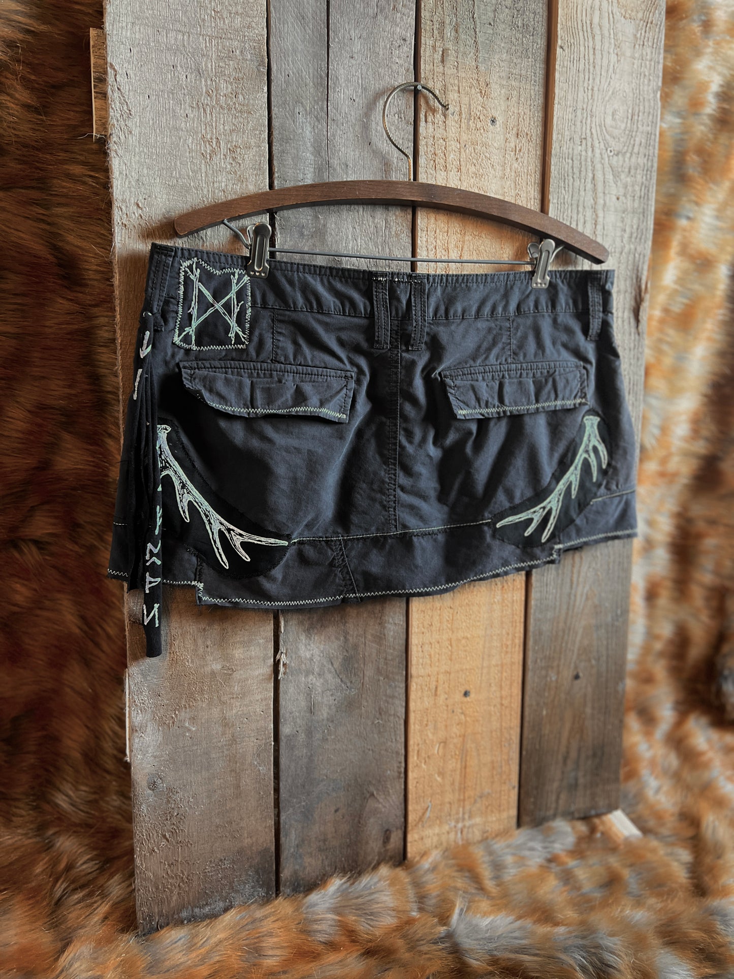 OOAK 37W ELK ANTLER SKIRT