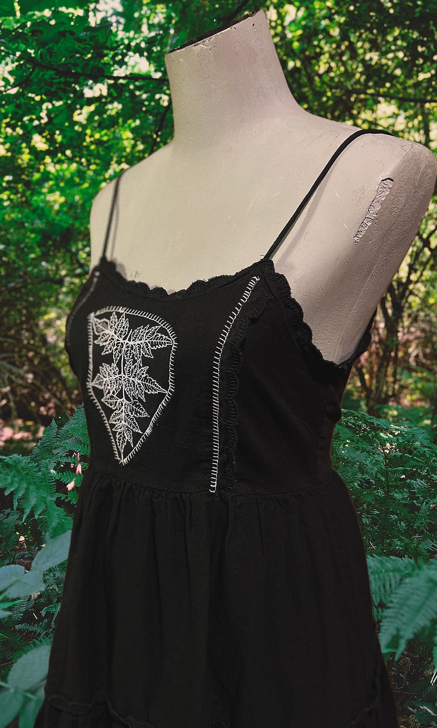 OOAK - S - POISON HEMLOCK DRESS