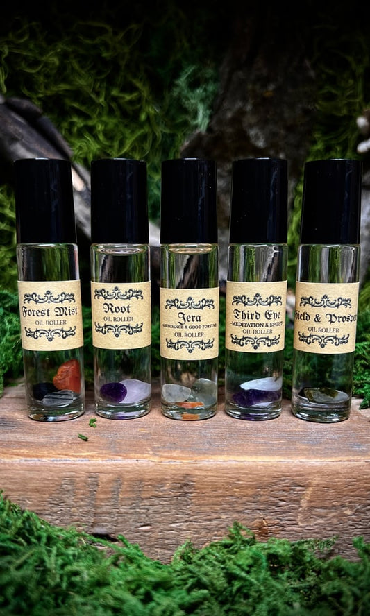 CRYSTAL INFUSED OIL ROLLERS - CHOICE OF SCENT