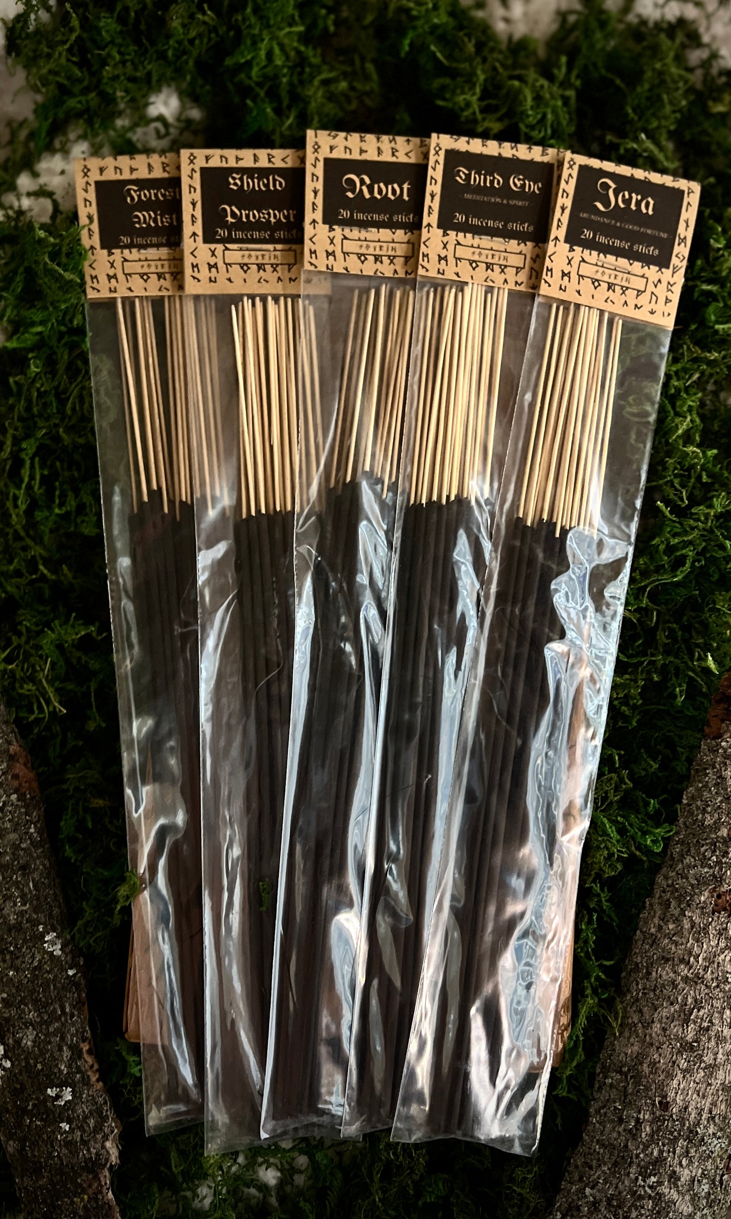 20 HAND MADE ESSENTIAL OIL INCENSE STICKS - CHOICE OF SCENT