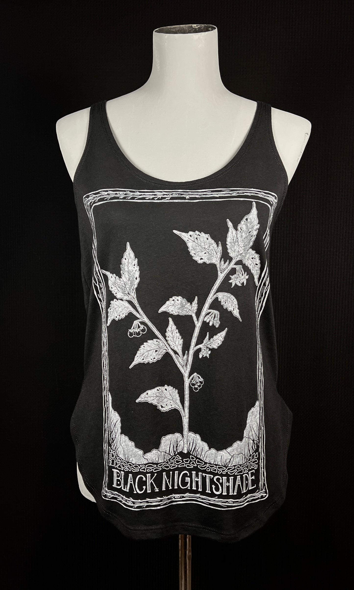 SOVRIN X FORAGER CHEF BLACK NIGHTSHADE SIDE SLIT TANK