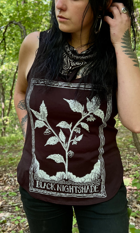 SOVRIN X FORAGER CHEF BLACK NIGHTSHADE SIDE SLIT TANK