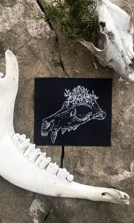 MINI CRYSTAL SKUL PATCH