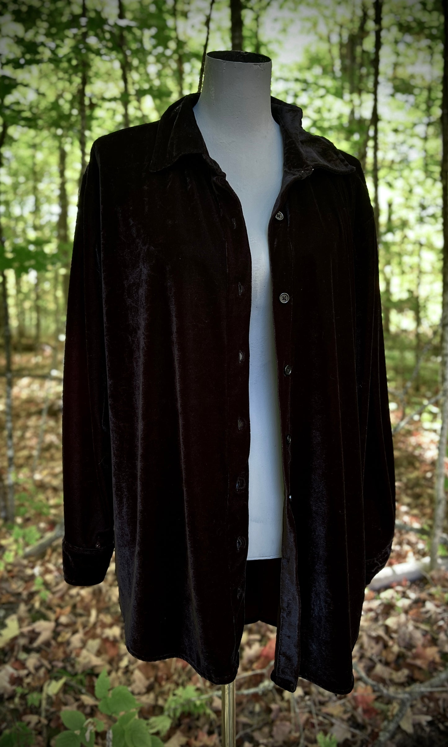 OOAK XL HEARTHWITCH VELVET SHACKET