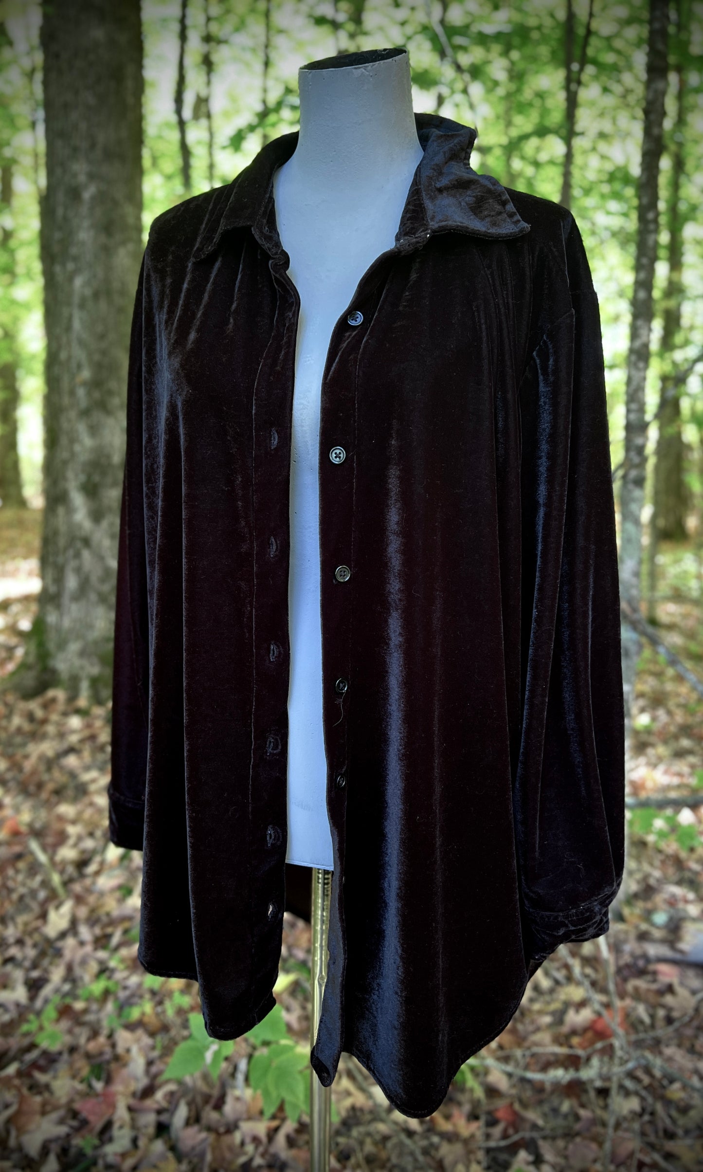 OOAK XL HEARTHWITCH VELVET SHACKET