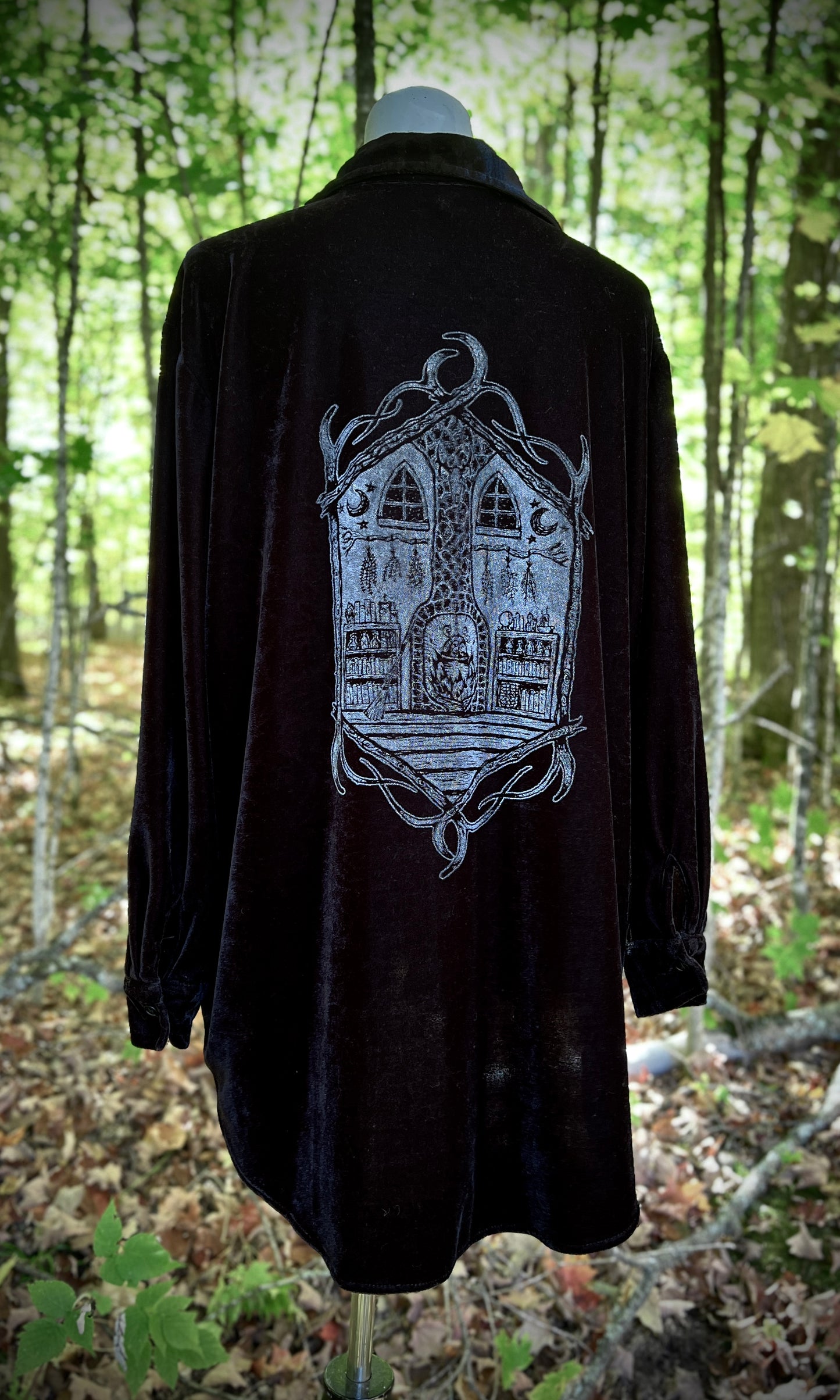 OOAK XL HEARTHWITCH VELVET SHACKET