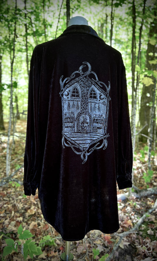 OOAK XL HEARTHWITCH VELVET SHACKET