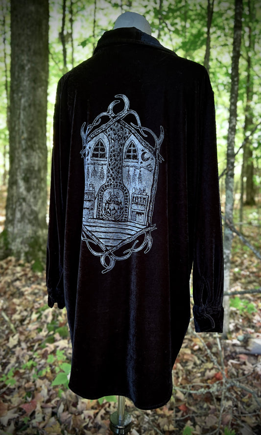 OOAK XL HEARTHWITCH VELVET SHACKET