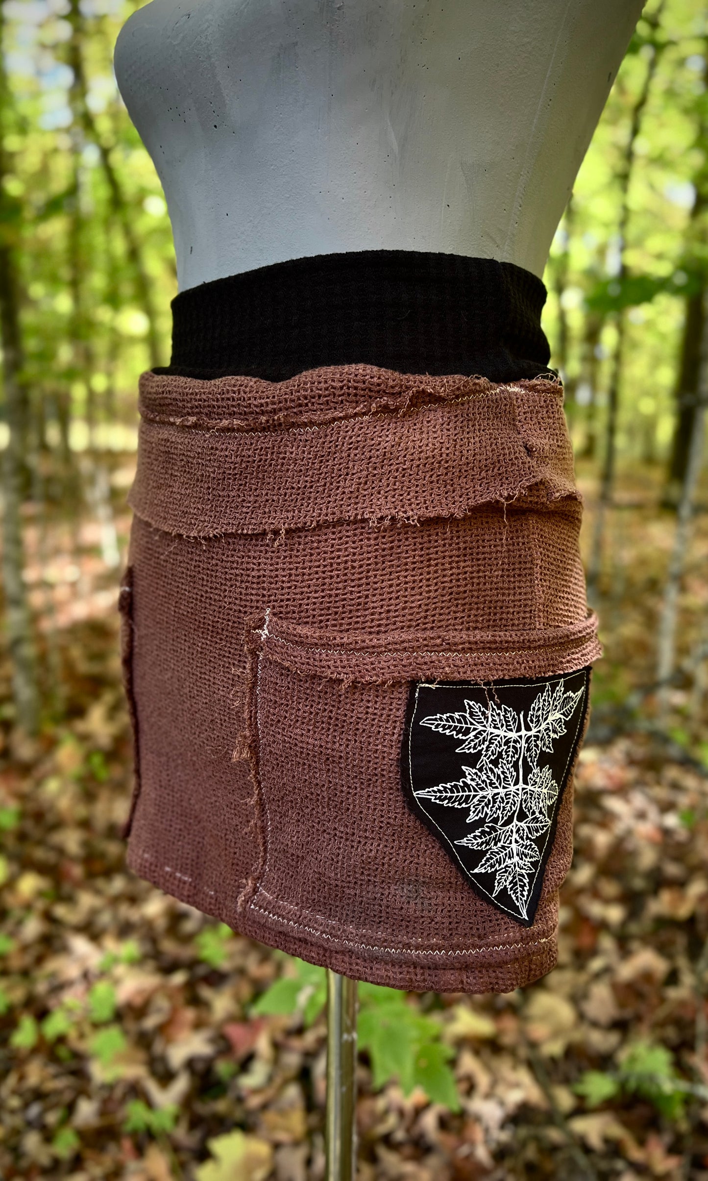 OOAK SMALL HANDMADE POISON HEMLOCK SKIRT