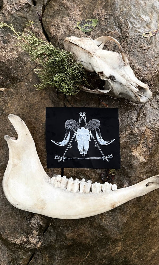 RAM SKULL MINI PATCH