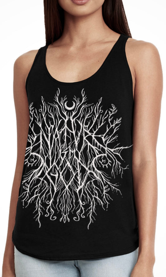 PRE ORDER - NATURE IS MY GOD METAL SIDE SLIT FLOWY TANK