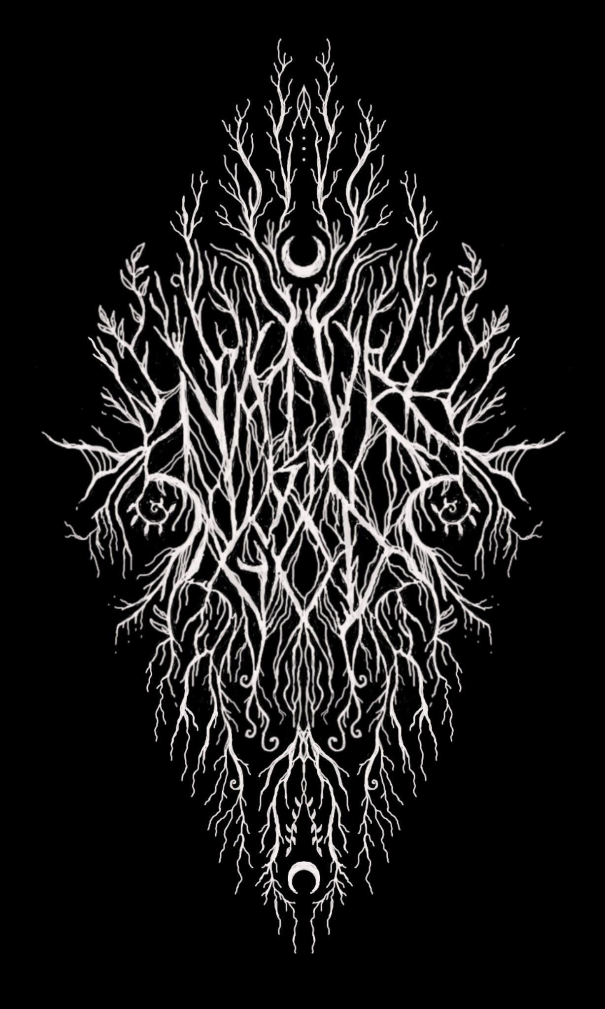 NATURE IS MY GOD METAL LEGGINGS